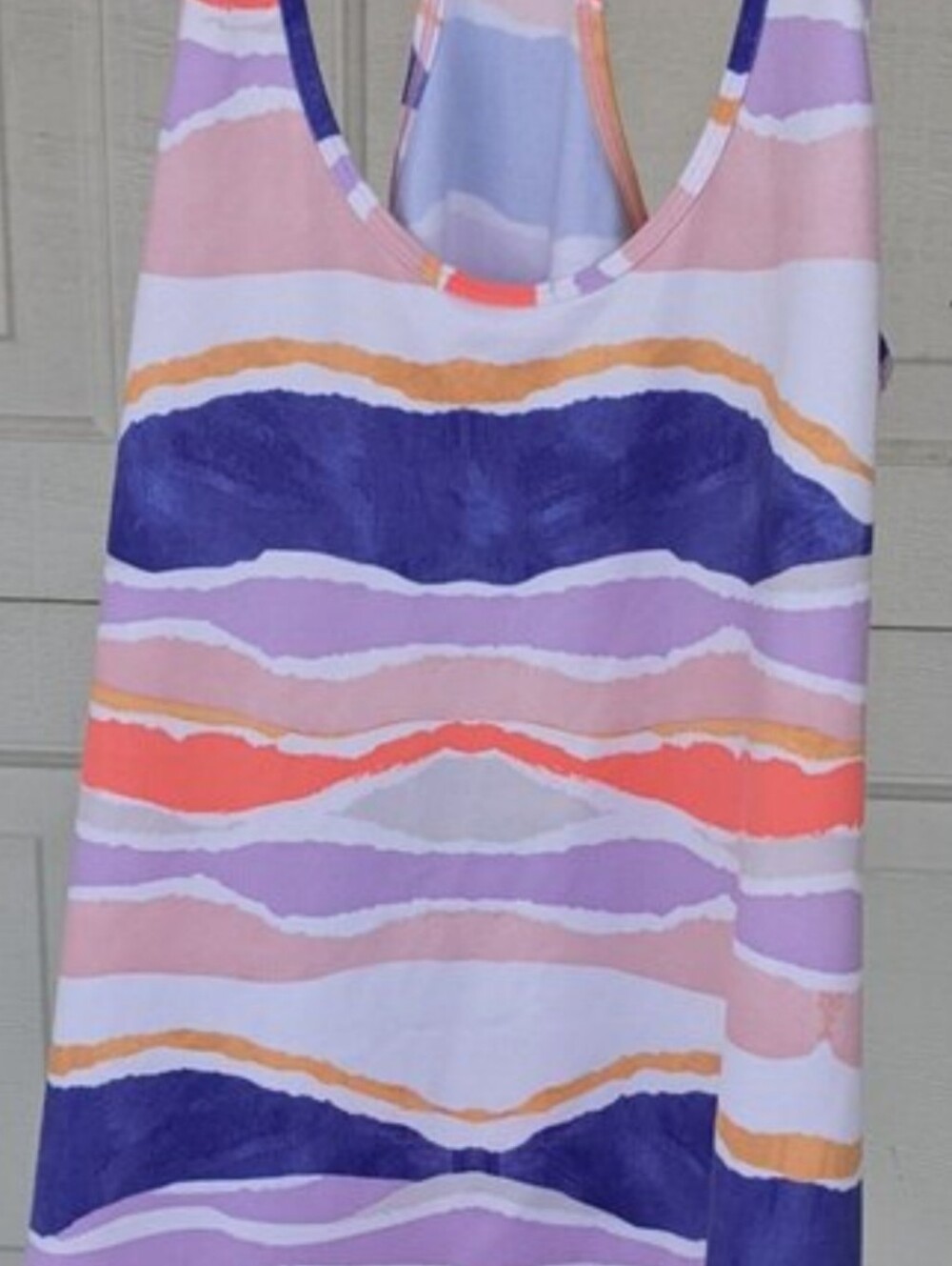 Lululemon Athletica Cool Racerback Tank in the Beacher Stripe